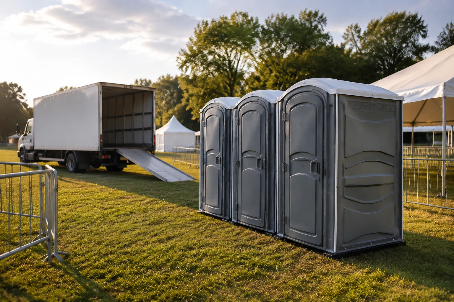 Portable restroom rental planning for Parker, AZ